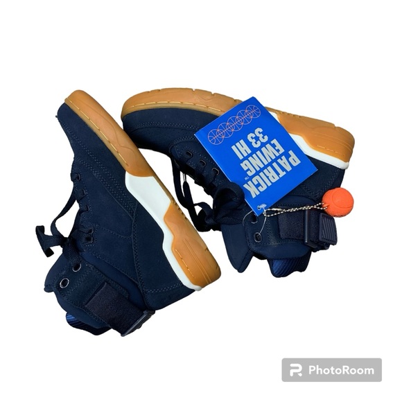 Patrick Ewing 33 Hi navy high top basketball shoes size 5 kids - Picture 5 of 7